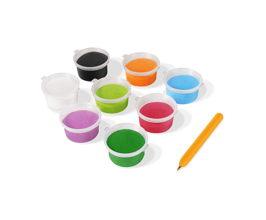 Creative Sand Painting Set JOVI Play&Fun Dinosaurs - 12 pcs