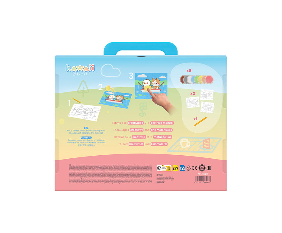 Creative Sand Painting Set JOVI Play&Fun Kawaii – 12 pcs
