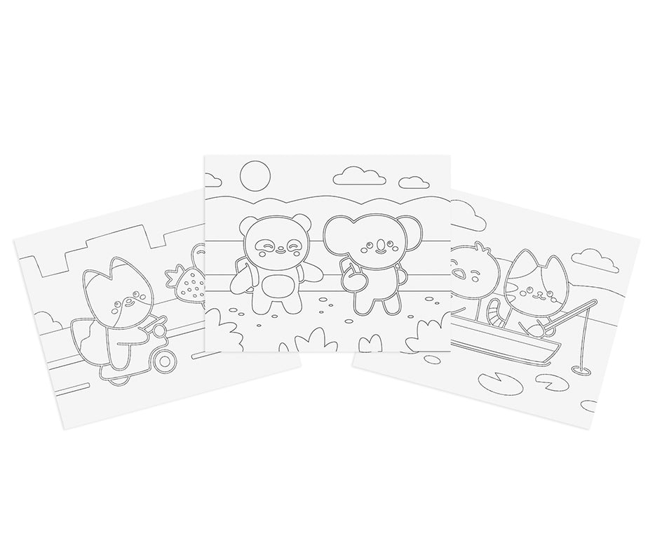 Creative Sand Painting Set JOVI Play&Fun Kawaii – 12 pcs