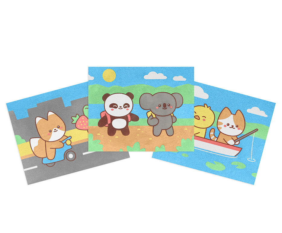 Creative Sand Painting Set JOVI Play&Fun Kawaii – 12 pcs