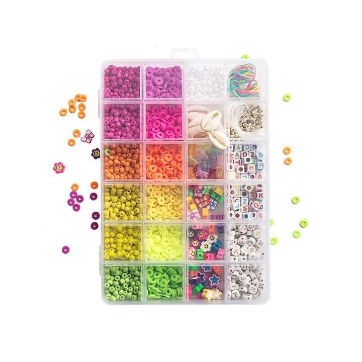 Creative Set of Beads for Jewelry Making | Assorted Shapes, 1930 pcs