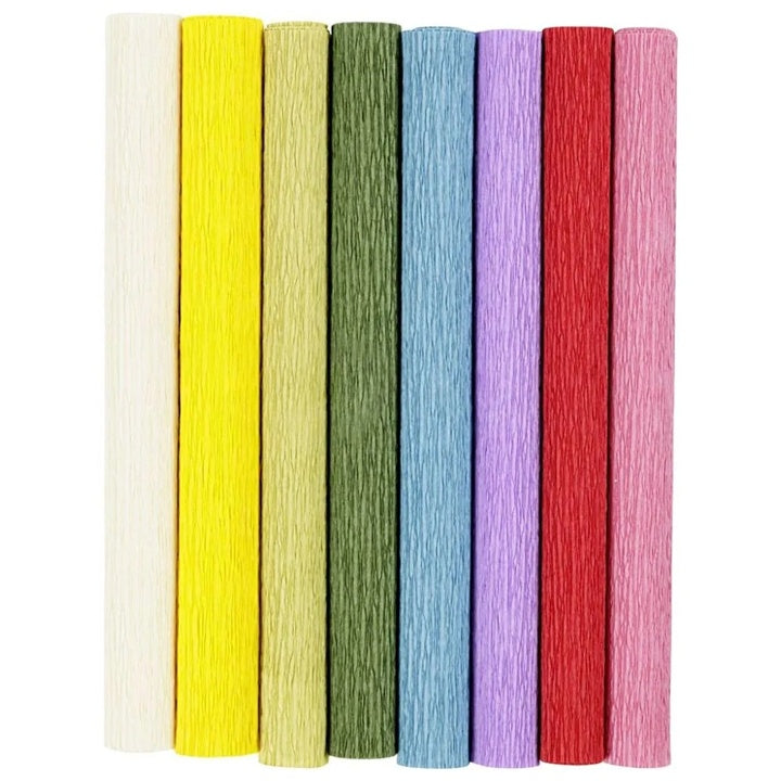 Crepe Paper, 25×60 cm, Set of 8 | Various Colors — Image 4