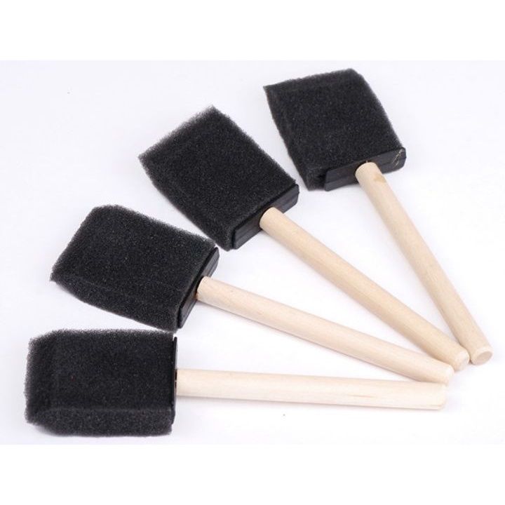 D.K. ART & CRAFT 40 mm Foam Brushes, Set of 12 — image 2