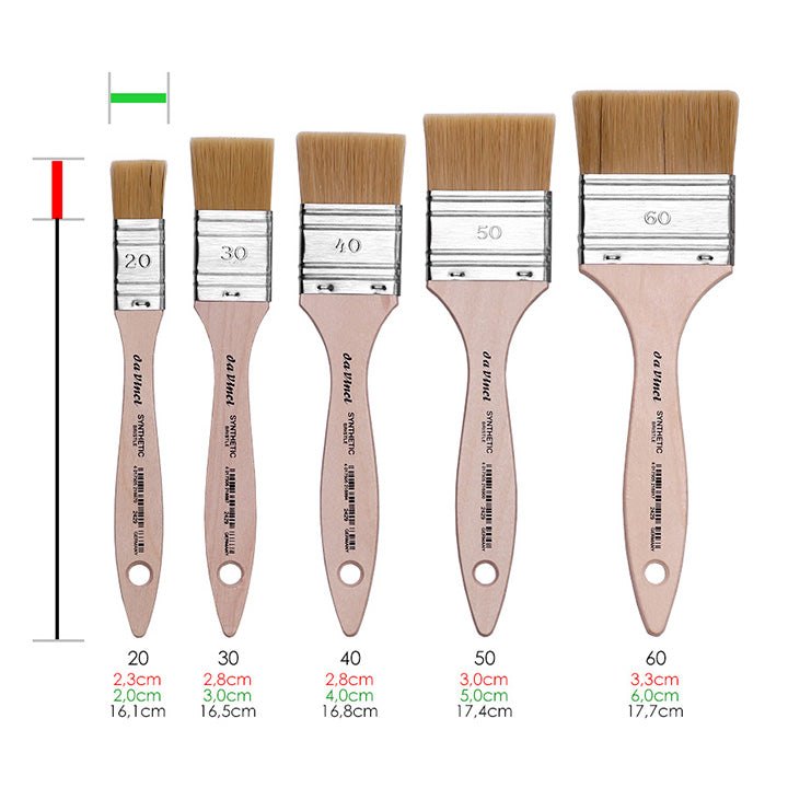 da Vinci 2429 Synthetic Bristle Mottler Brush | various sizes — image 4