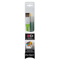 da Vinci 3D Painting Brushes, Set of 4
