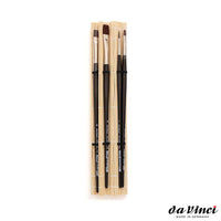 da Vinci Top Acryl 5004 Brush Set, Set of 4