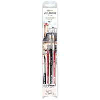 da Vinci Urban Watercolor Schlapper Vegan Brush Set of 4