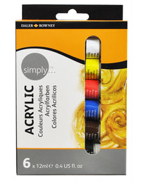 Daler- Rowney - акрилен комплект 6 x 12ml — изображение 1