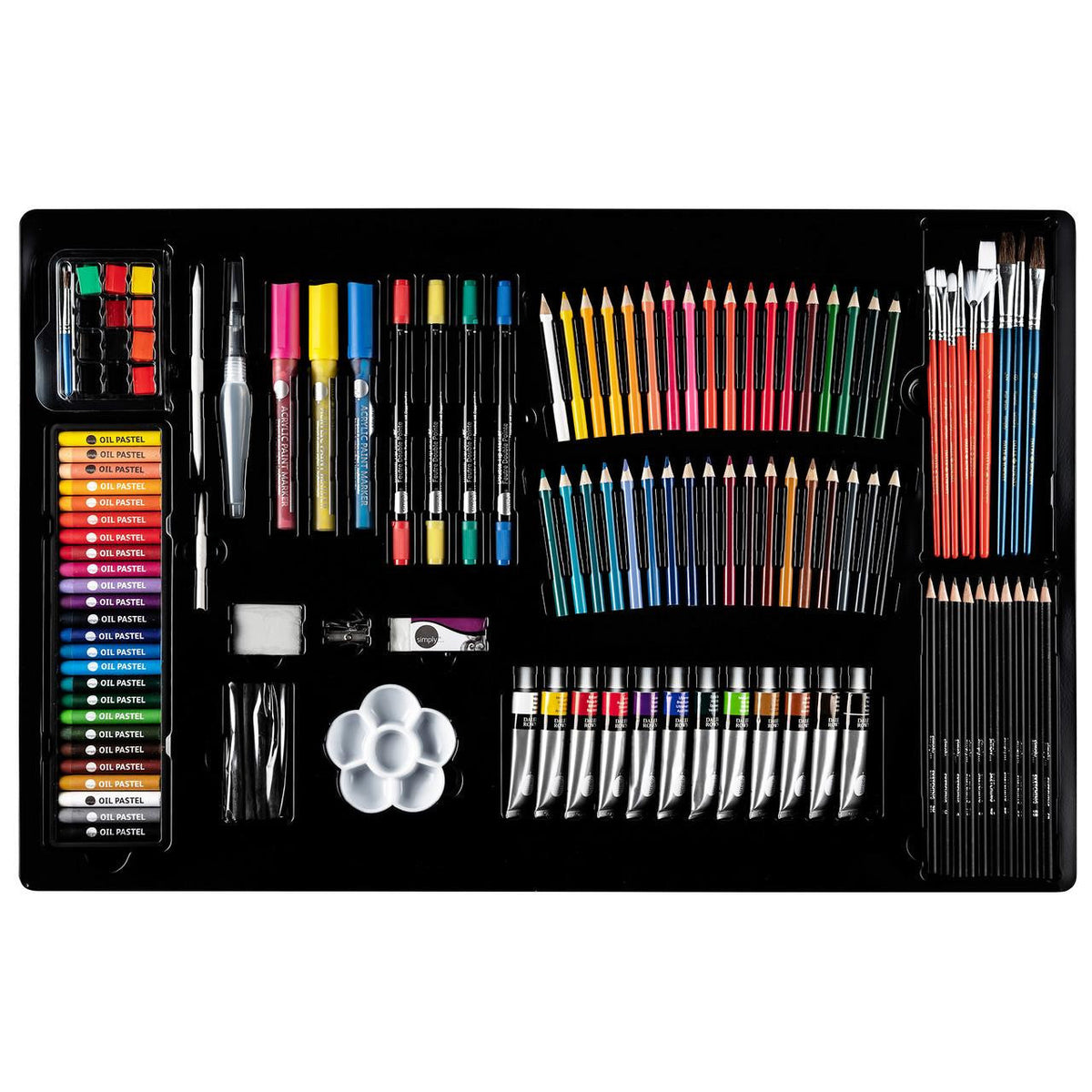 Daler-Rowney Art Set with Canvas and Easel, 215 Pieces — image 2