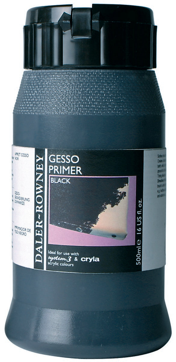 DALER ROWNEY D&R Artist Black Gesso 500 ml