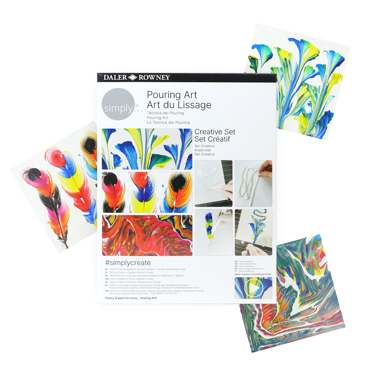 DALER ROWNEY D&R Simply Complete Pouring Set