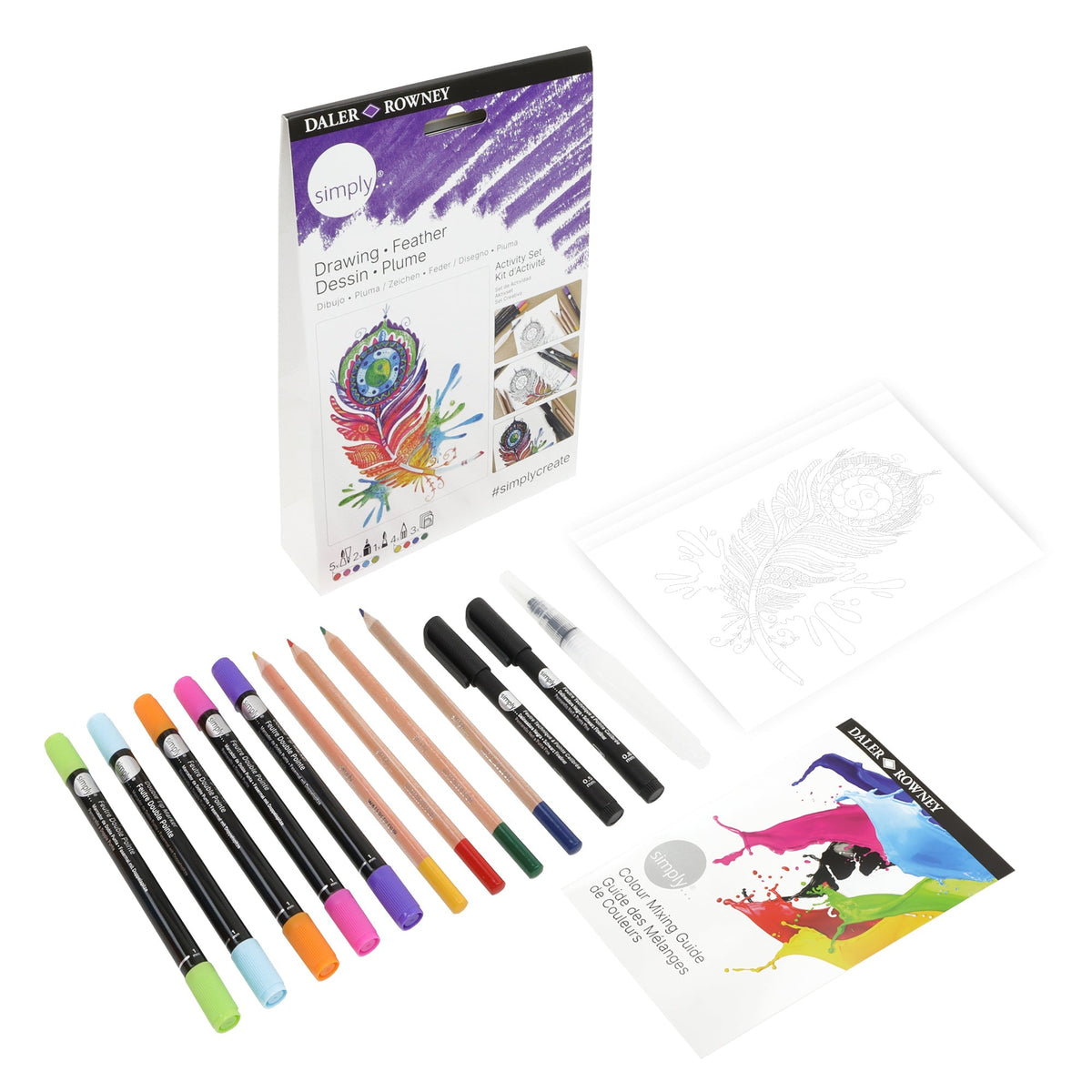 DALER ROWNEY D&R Simply Drawing Starter Set