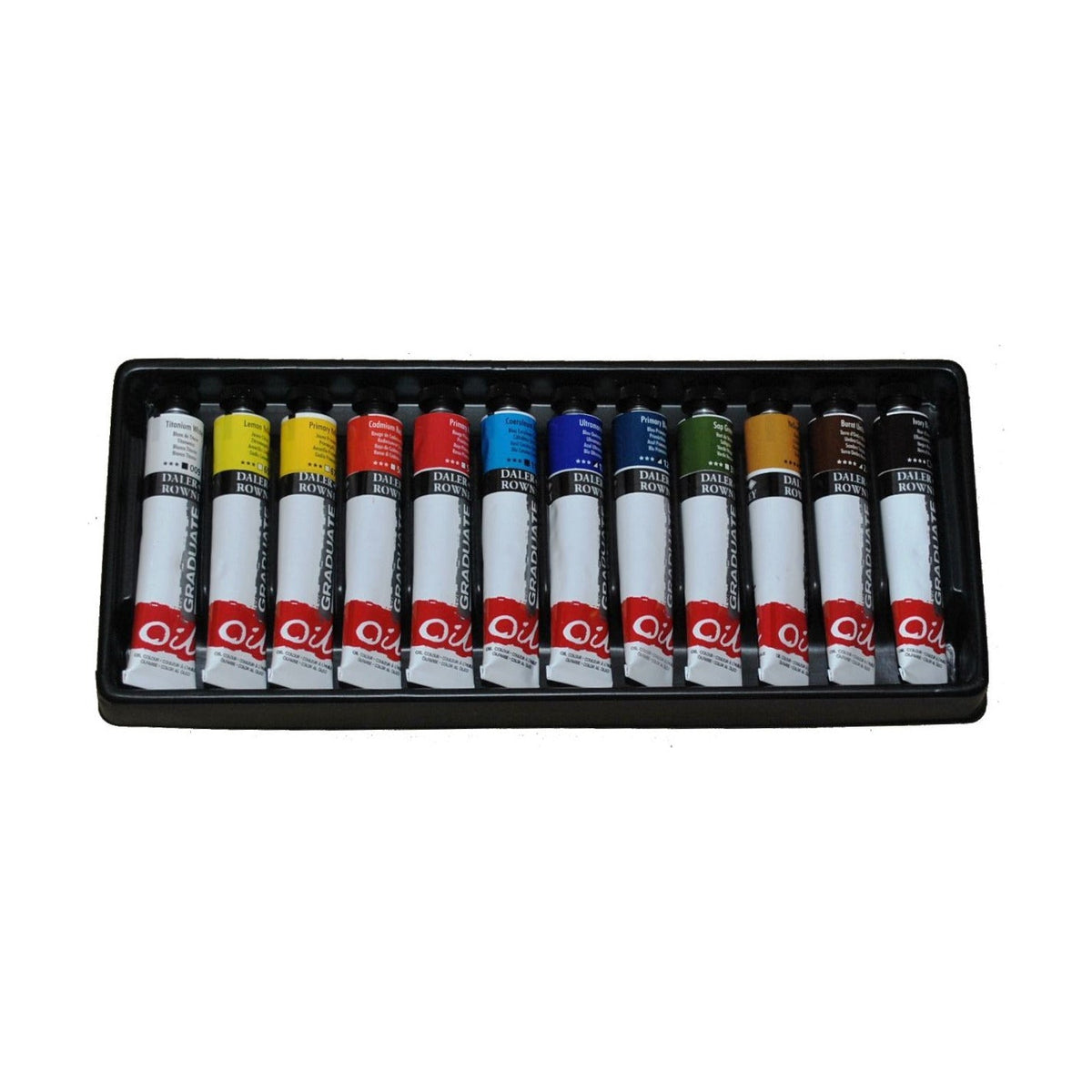 DALER ROWNEY D&R Graduate Oil Color Set 12 x 22 ml