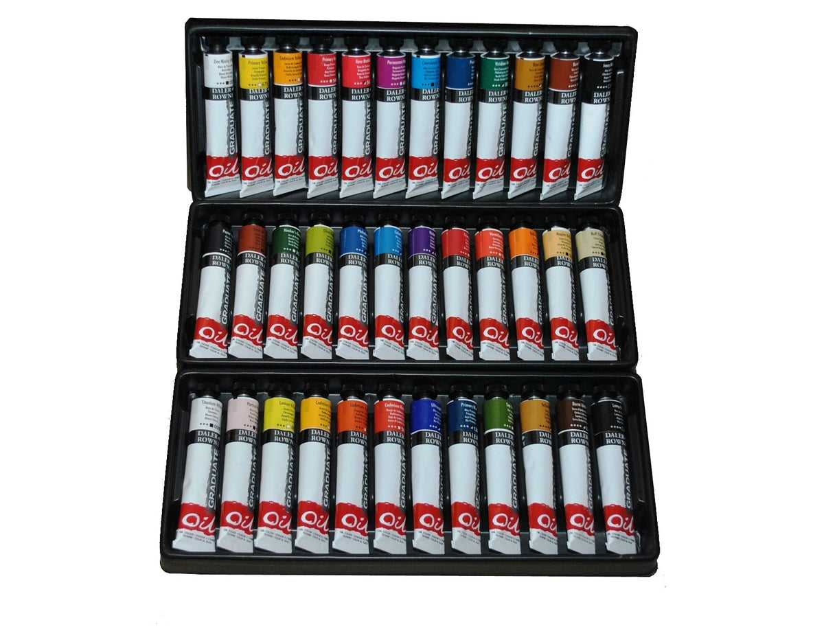 DALER ROWNEY Graduate Oil Paint Set, 36 x 22 ml