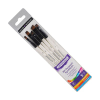 DALER ROWNEY Graduate Short Handle Flat Brush Set - 5 pcs