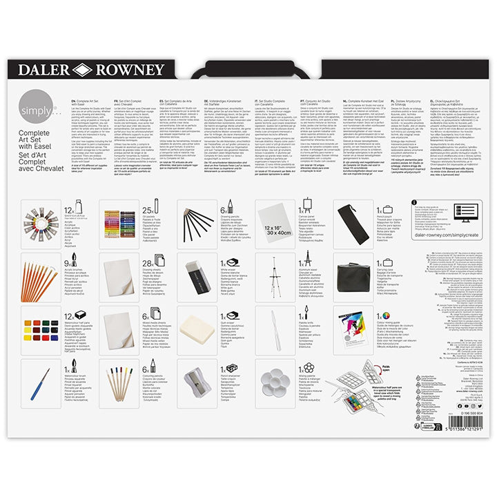 Daler-Rowney Large Art Set with Easel — image 2