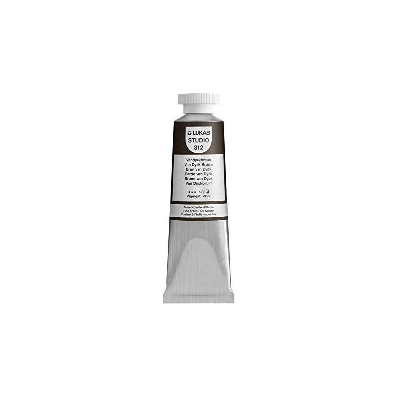 DALER ROWNEY Lukas Studio Oil Paint 37 ml – Van Dyck Brown