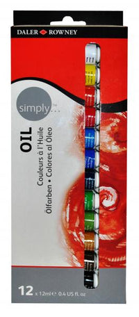 Daler- Rowney - SIMPLY маслен комплект 12 x 12ml — изображение 1
