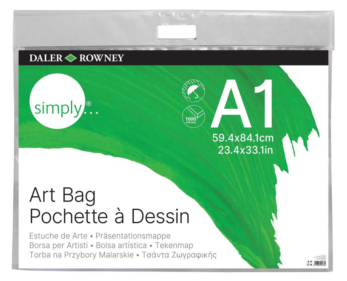 DALER ROWNEY Simply Plastic Portfolio Bag