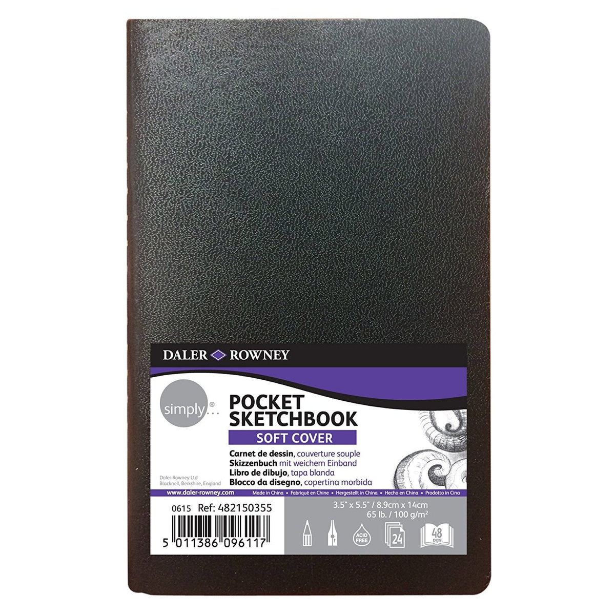 DALER ROWNEY Simply Pocket Sketchbook 100 g / 24 sheets