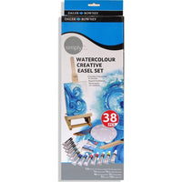 DALER ROWNEY Simply Watercolor Set with Accessories – 38 pcs