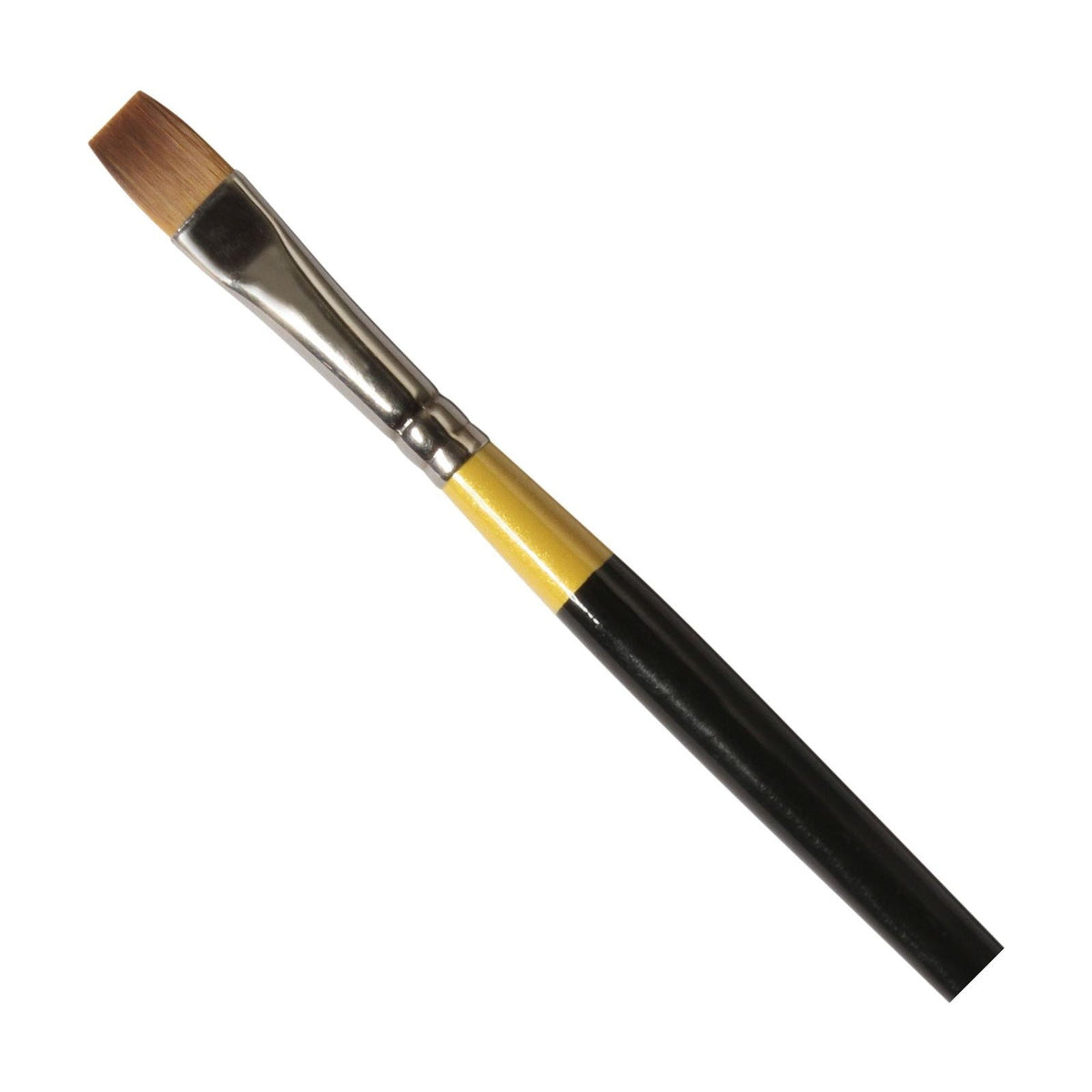 DALER ROWNEY System3 Short Flat Acrylic Brush, Size 1/4