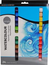 Daler- Rowney Watercolor Set, 24 x 12 ml