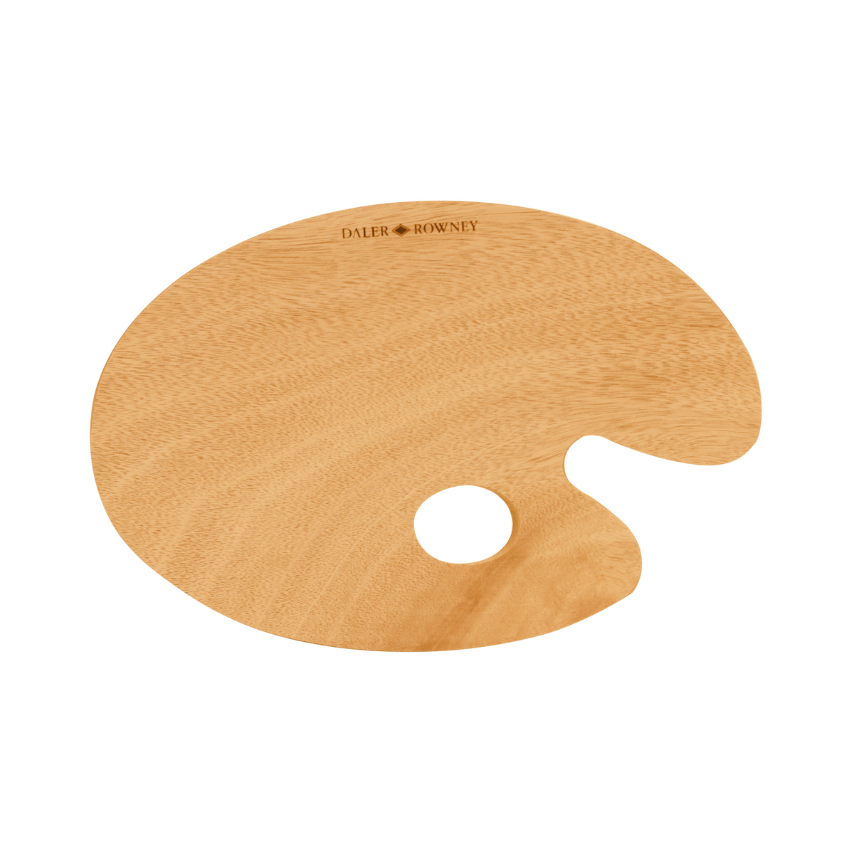 DALER ROWNEY Wooden Oval Painting Palette - 20 x 30 cm