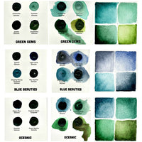DANIEL SMITH Watercolor Dot Cards MINERAL MARVELS