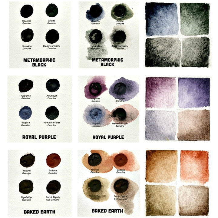 DANIEL SMITH Watercolor Dot Cards MINERAL MARVELS