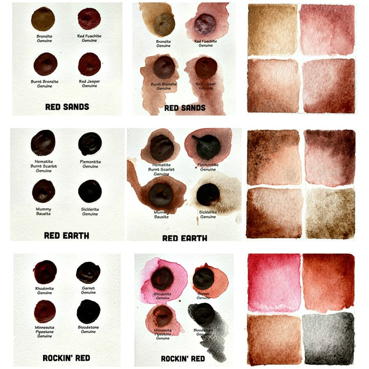 DANIEL SMITH Watercolor Dot Cards MINERAL MARVELS