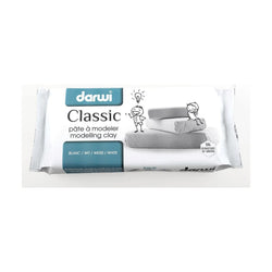DARWI Air-Dry Modeling Clay 500 g, White