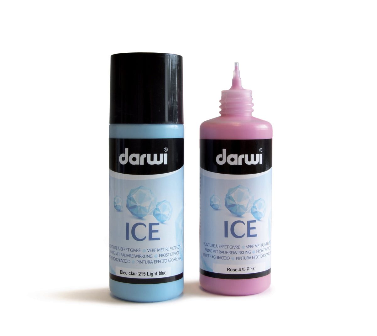 DARWI Ice paint with ice effect 80 ml, light green
