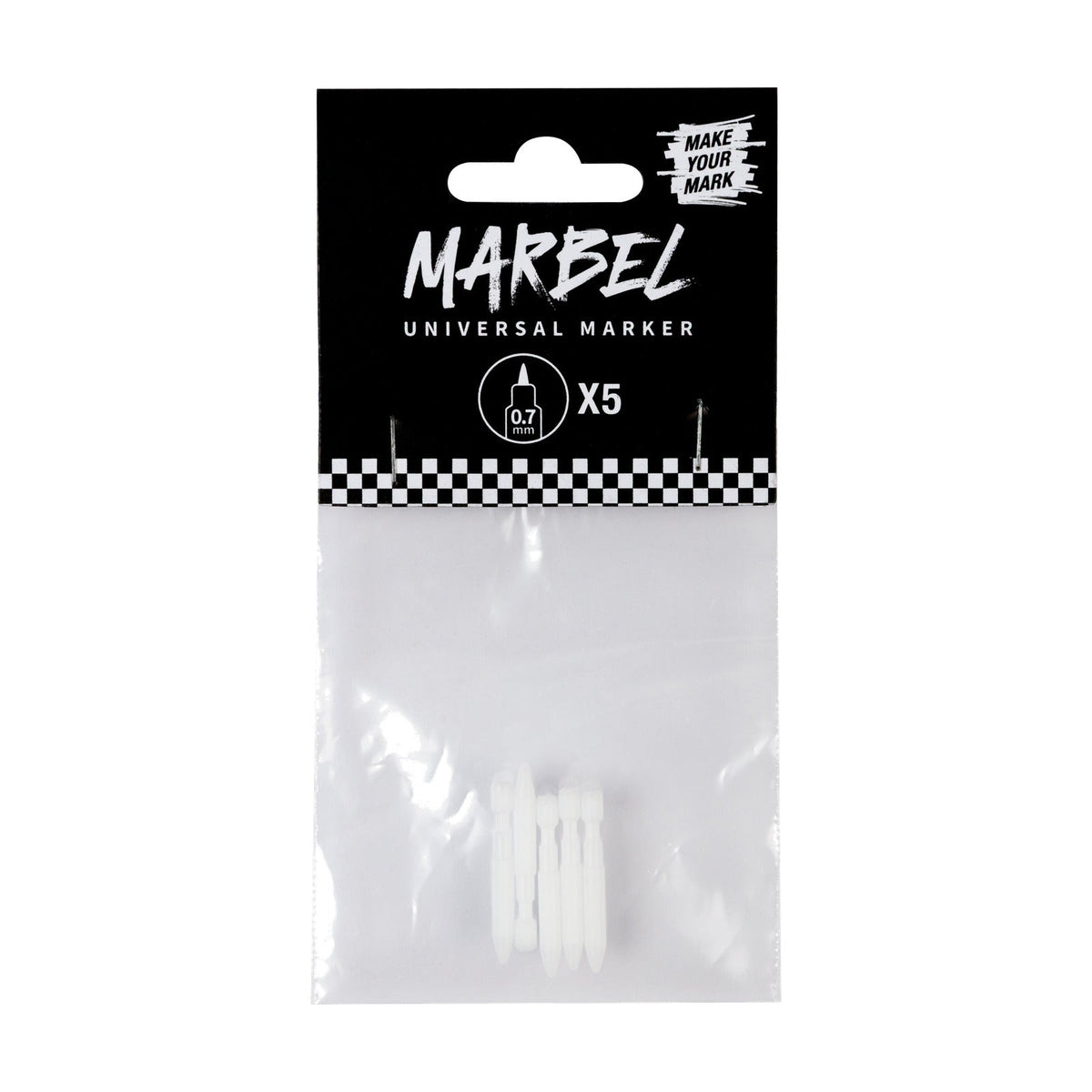 DARWI Marbel Replacement Tips (Nib) 0.7 mm, Set of 5
