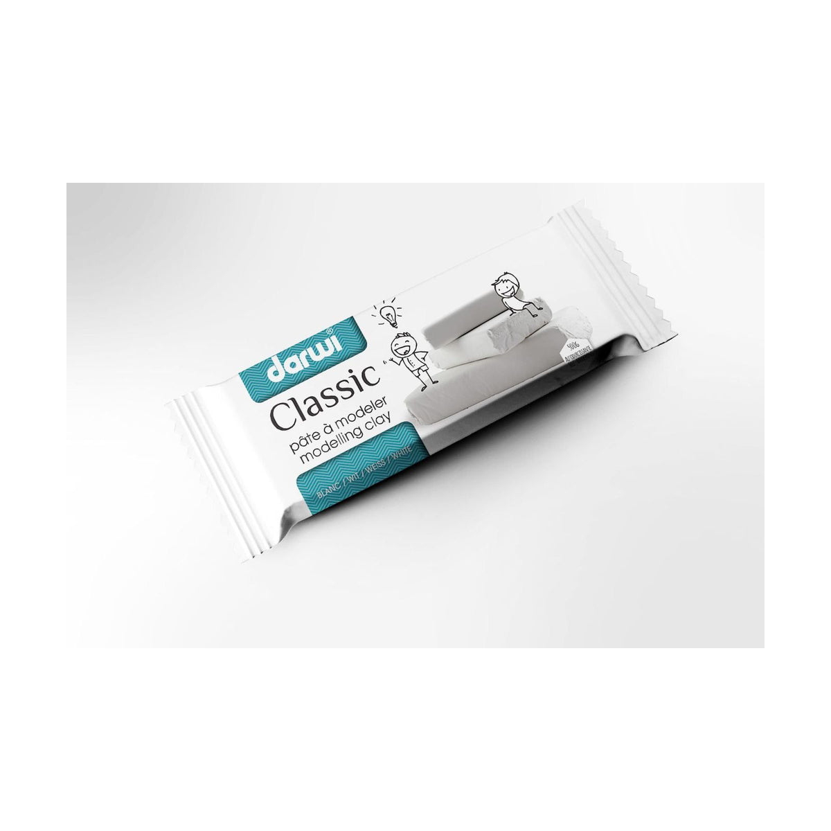 DARWI Self-Hardening Modelling Clay White 500 g