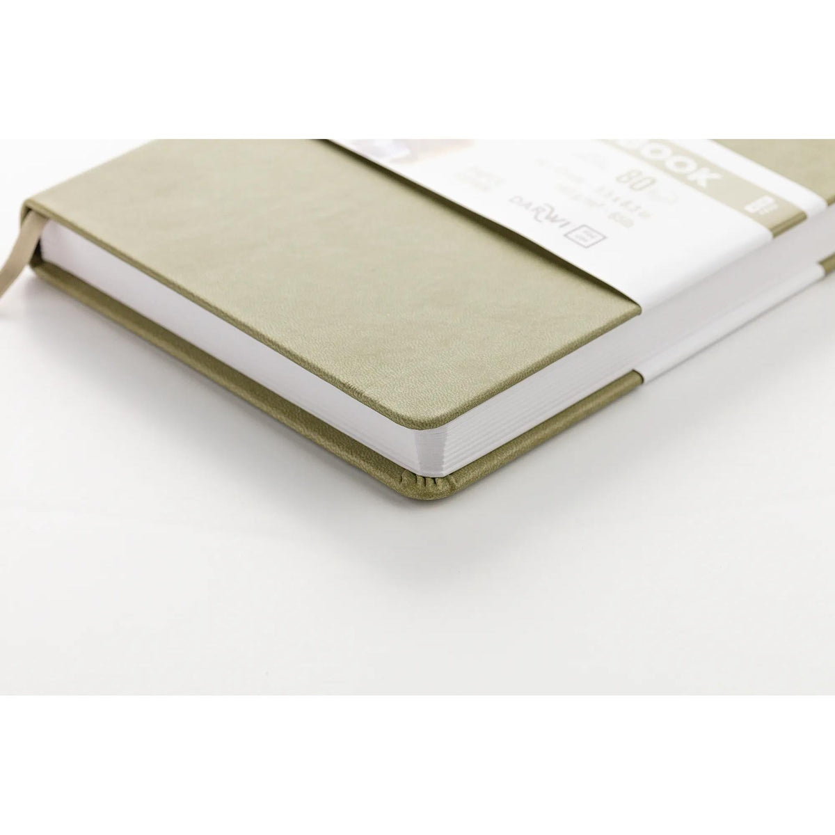 DARWI Sketchbook Khaki A4, 140 gsm, 80 sheets