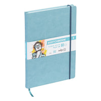 DARWI Soft Blue Sketch Pad A4, 140 g/m², 80 Sheets