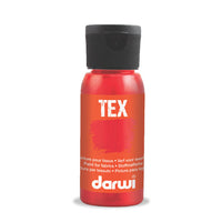 DARWI TEX Fabric Paint 50 ml – 490 Vermilion Red