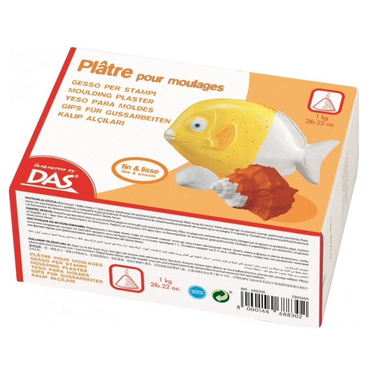 DAS Fast-Drying Casting Compound, Molding Plaster, 1 kg
