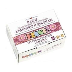 Decola Decorative Crackle Paint Set, 6-Piece