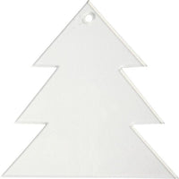 Decorative Acrylic Trees, 8 cm, Set of 5