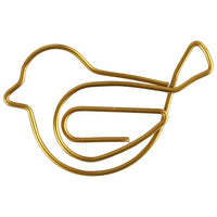 Decorative Bird-Shaped Clips - Set of 6