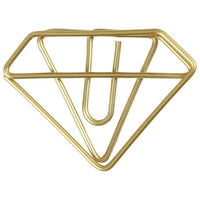 Decorative Diamond-Shaped Clips - Set of 6