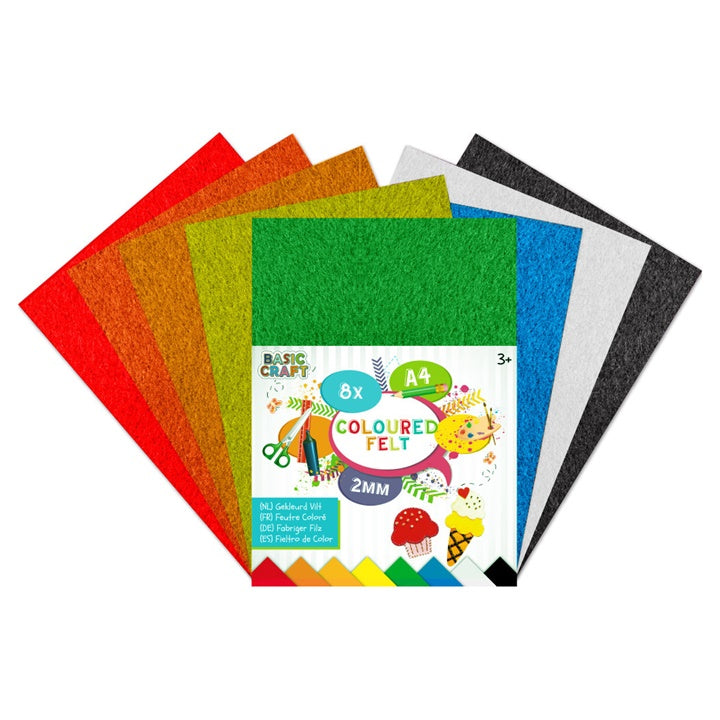 Decorative Felt A4 - Set of 8