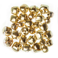 Decorative Gold Bells, Set of 30