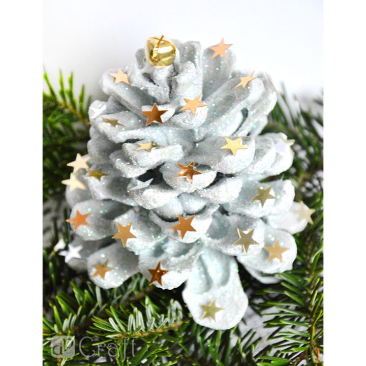 Decorative Gold Bells, Set of 30