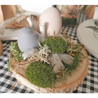 Decorative Moss Stones, Set of 8