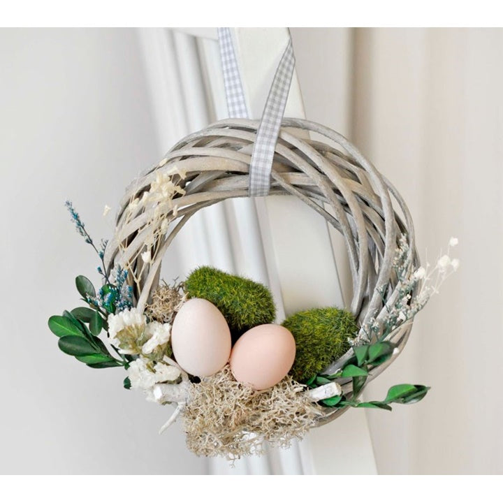 Decorative Moss Stones, Set of 8