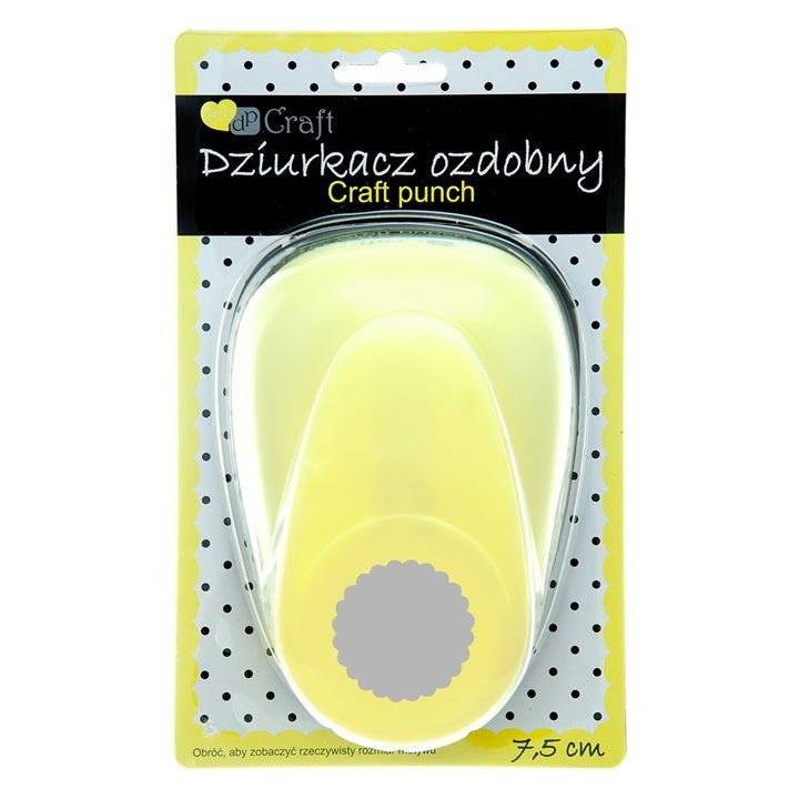 Decorative Punch 7.5 cm | Wavy Circle — image 1