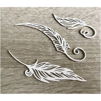 Decorative Wooden Feather Cutout